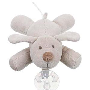 CE Organic Cotton Stuffed Puppy Pacifier with Stuffed Animal Plush Dog Pacifier Holder Baby Animal Pacifier 