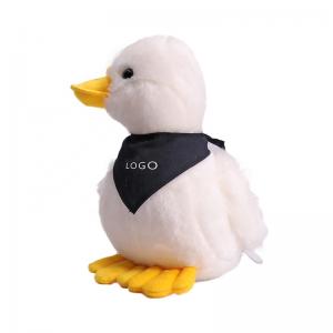 Customized Colorful Soft Animal Yellow Scarf Duck Cute Stuffed Custom Plush Toys